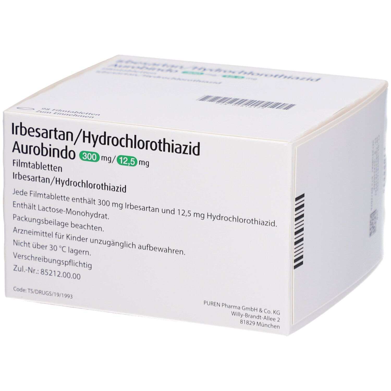 Irbesartan-HCT Aurobindo 300 mg/12,5 mg