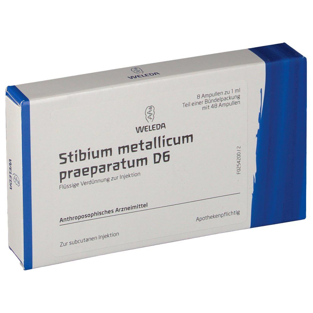 Weleda Stibium metallicum praeparatum D6