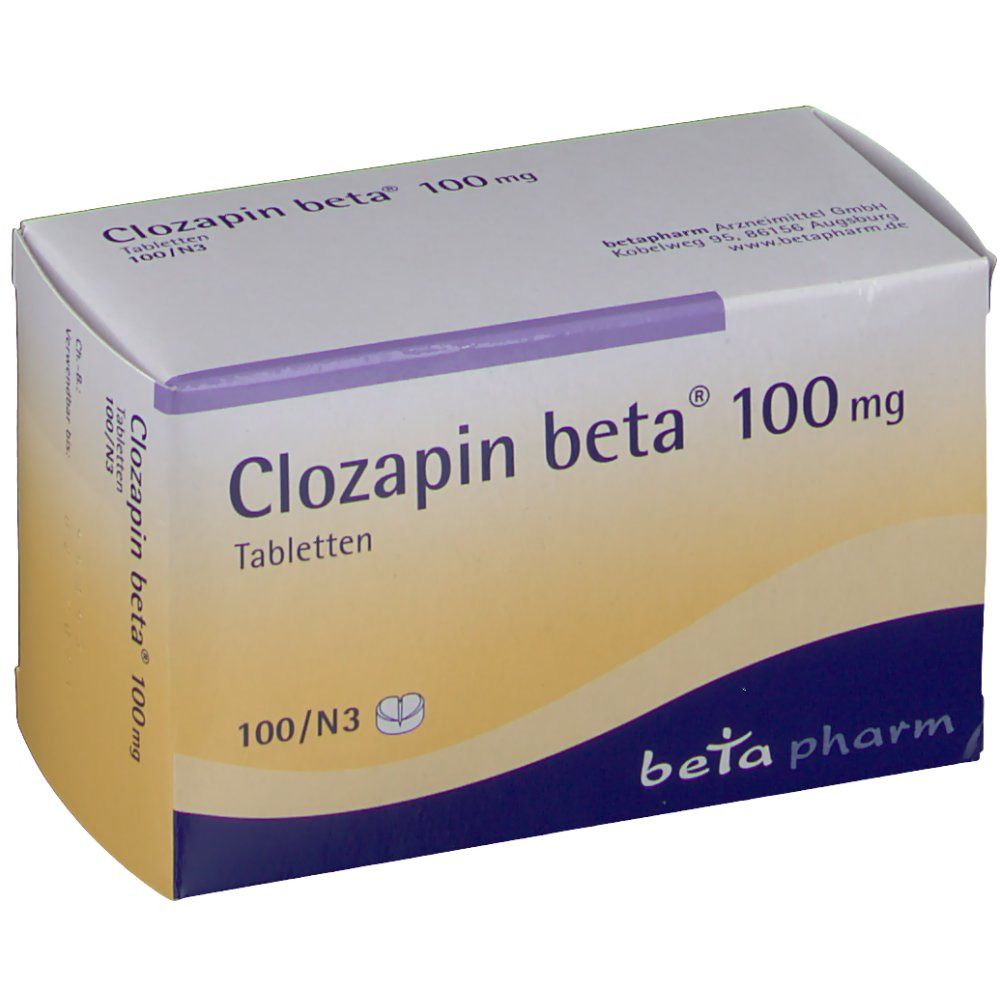 Clozapin beta® 100 mg