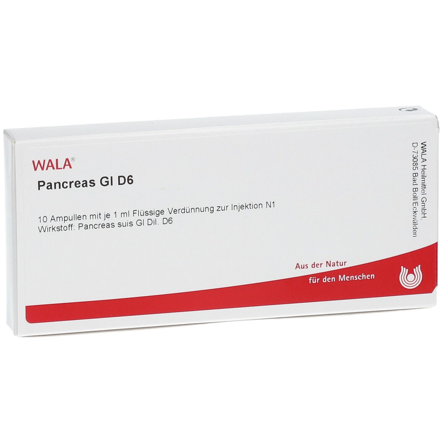 WALA® Pancreas Gl D 6 Amp.