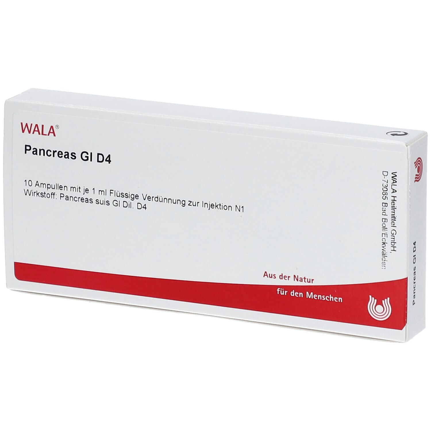 WALA® Pancreas Gl D 4 Ampullen