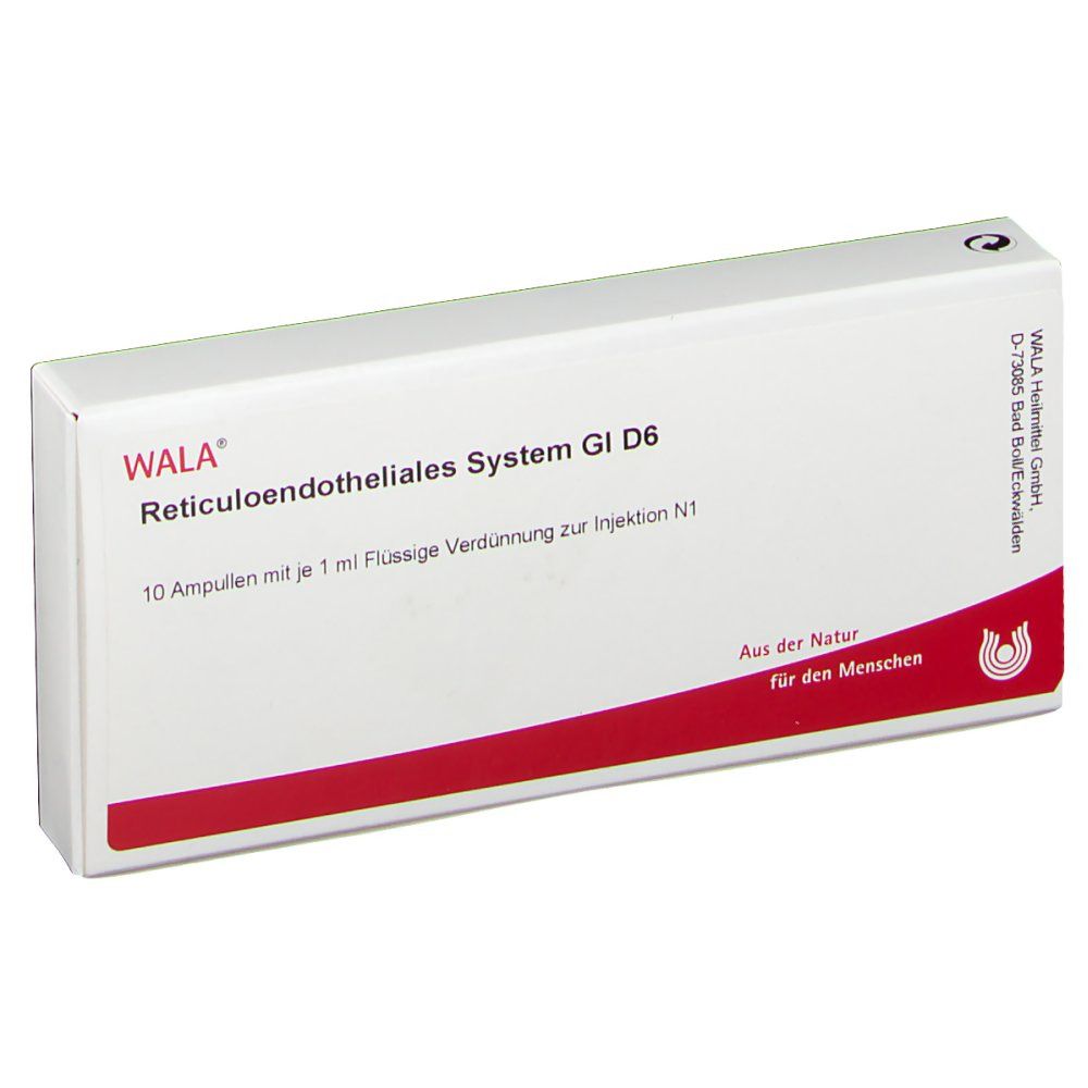 WALA® Reticuloendotheliales System Gl D 6