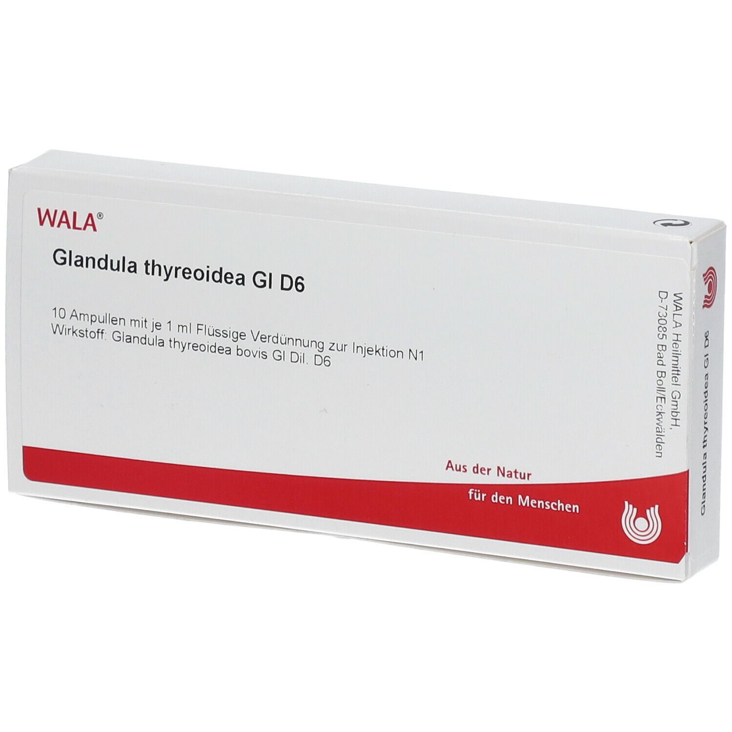 WALA® Glandula Thyreoidea Gl D 6 Ampullen
