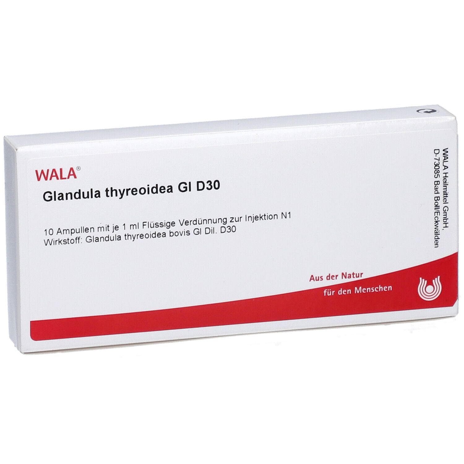 WALA® Glandula Thyreoidea Gl D 30 Ampullen