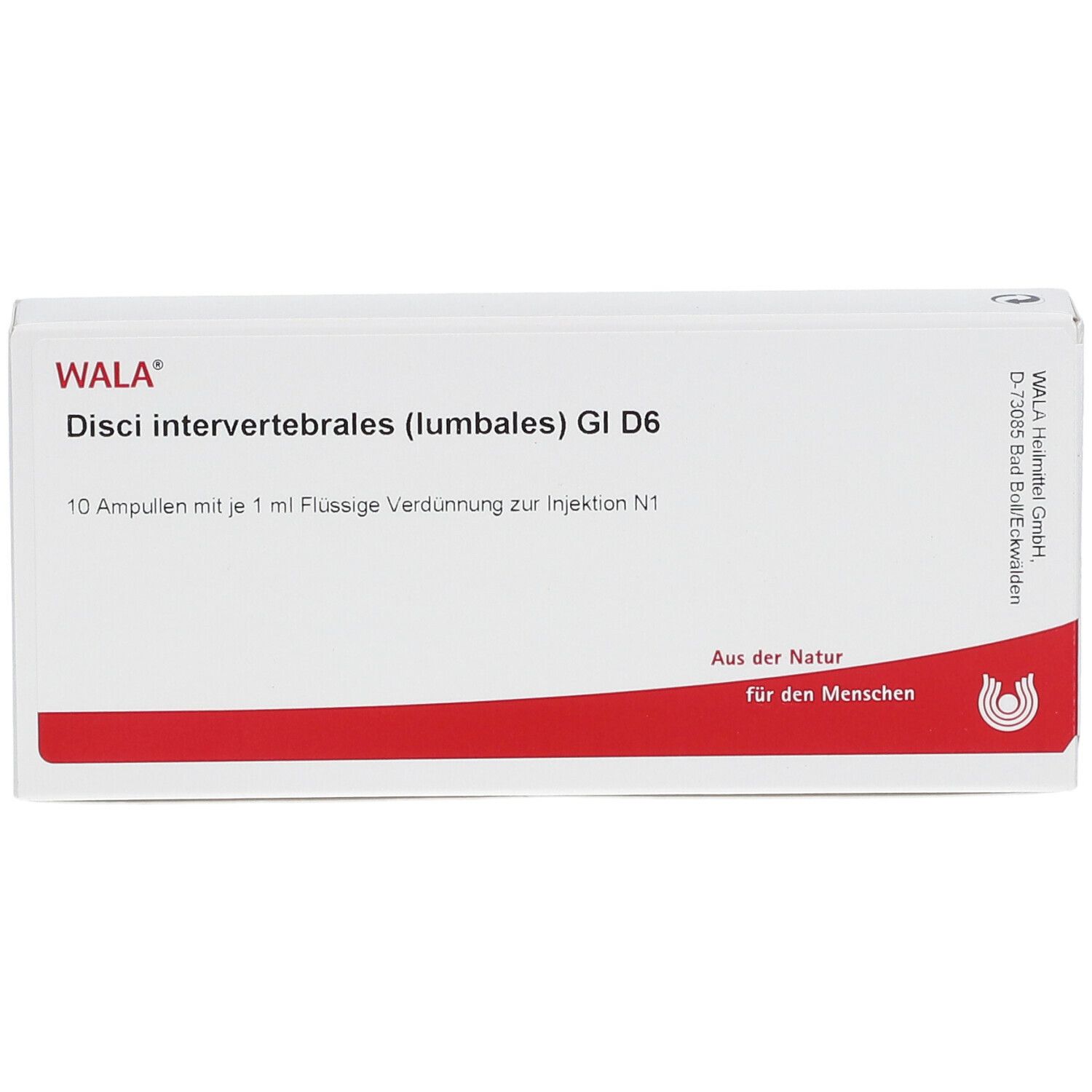 WALA® Disci intervertebrales lumbales Gl D 6