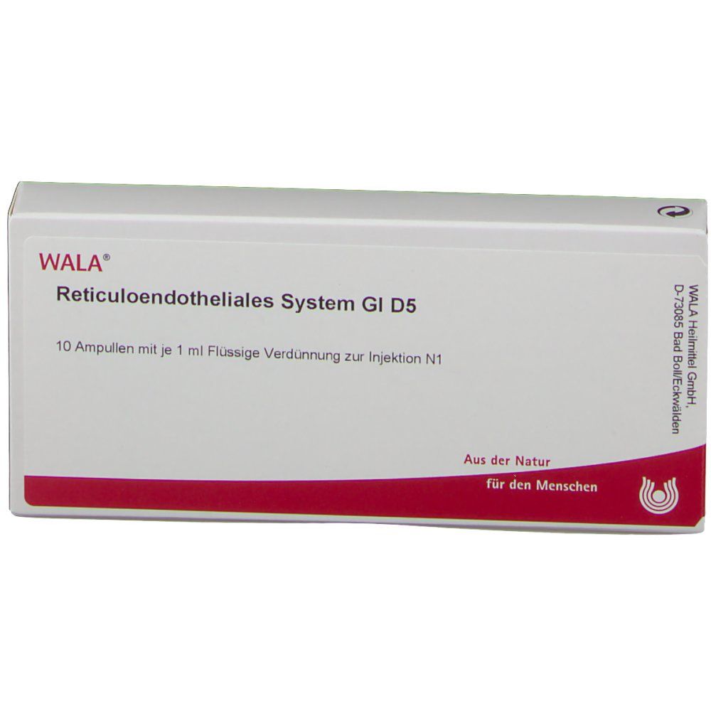 WALA® Reticuloendotheliales System Gl D 5