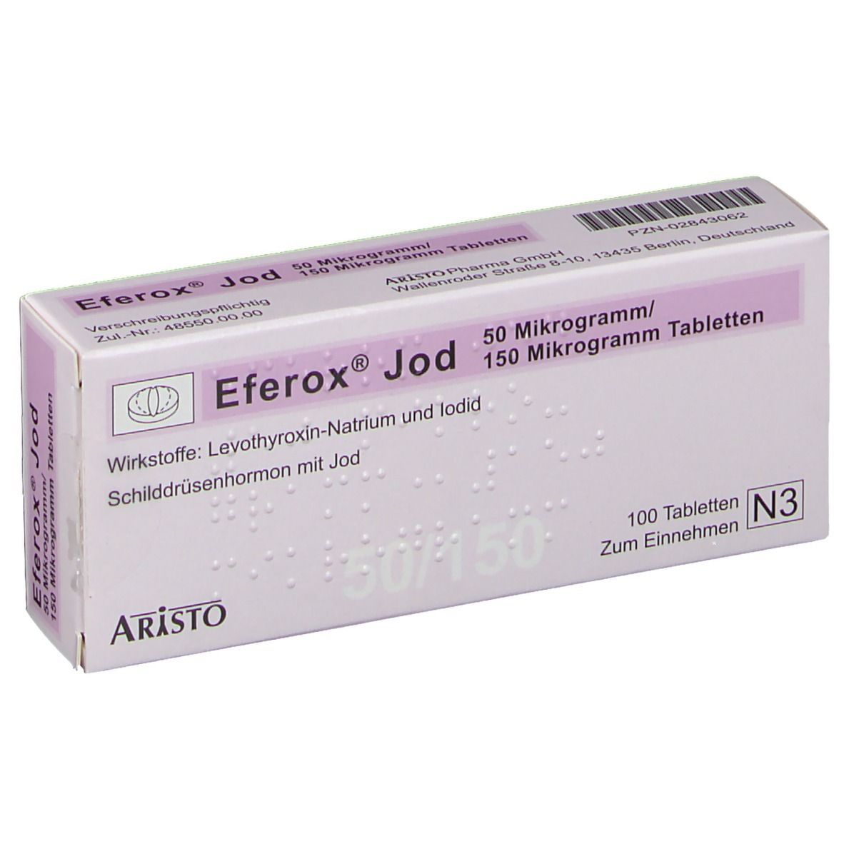 Eferox® Jod 50 µg/150 µg