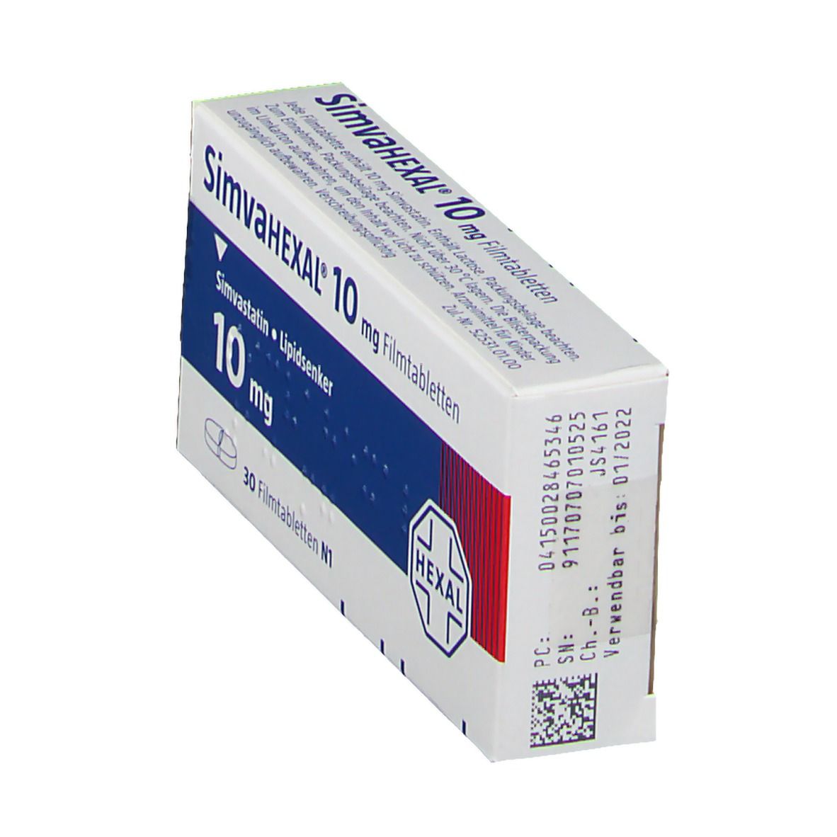 Simvahexal 10 mg Filmtabletten 30 St