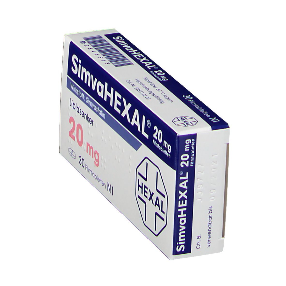 Simvahexal 20 mg Filmtabletten 30 St