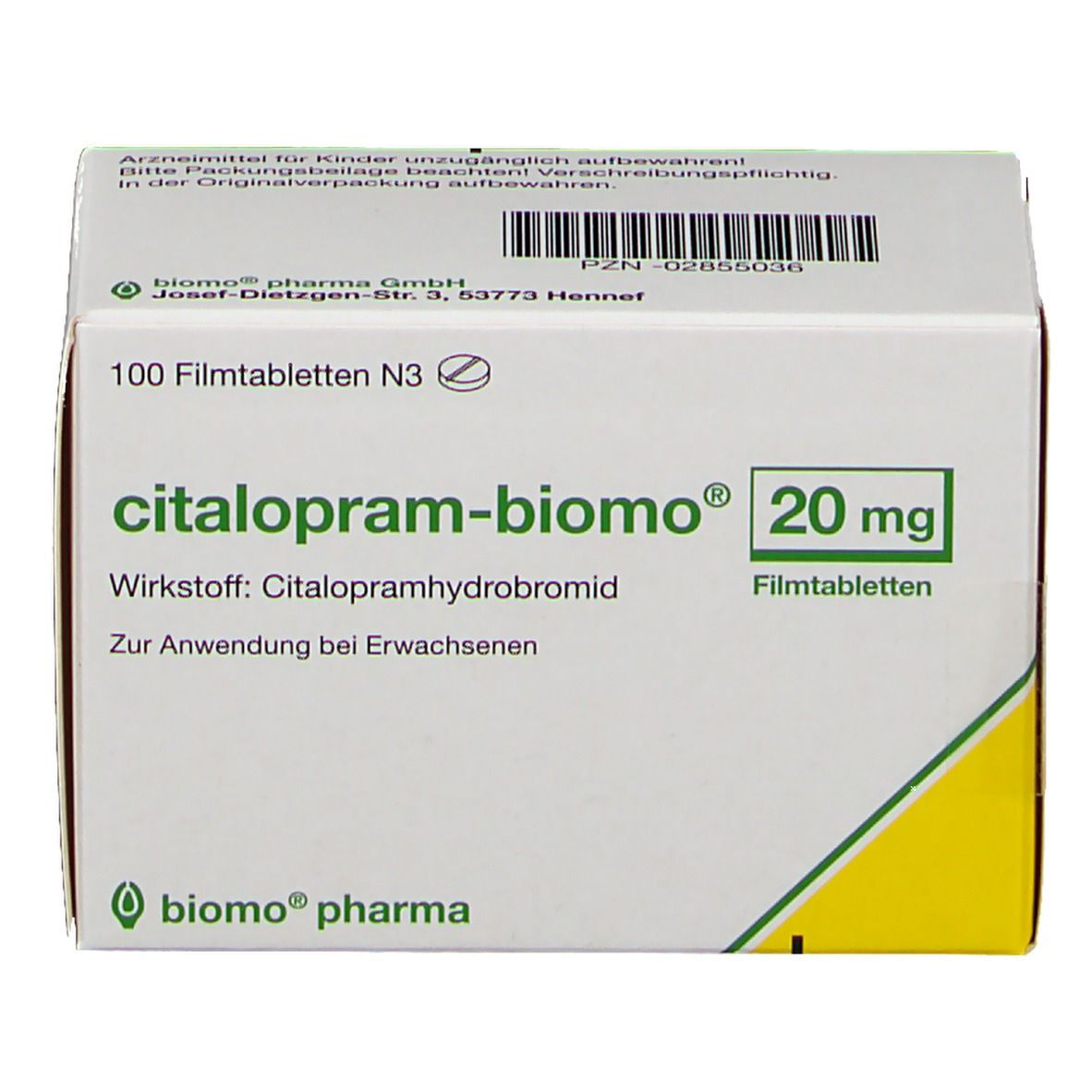 citalopram-biomo® 20 mg