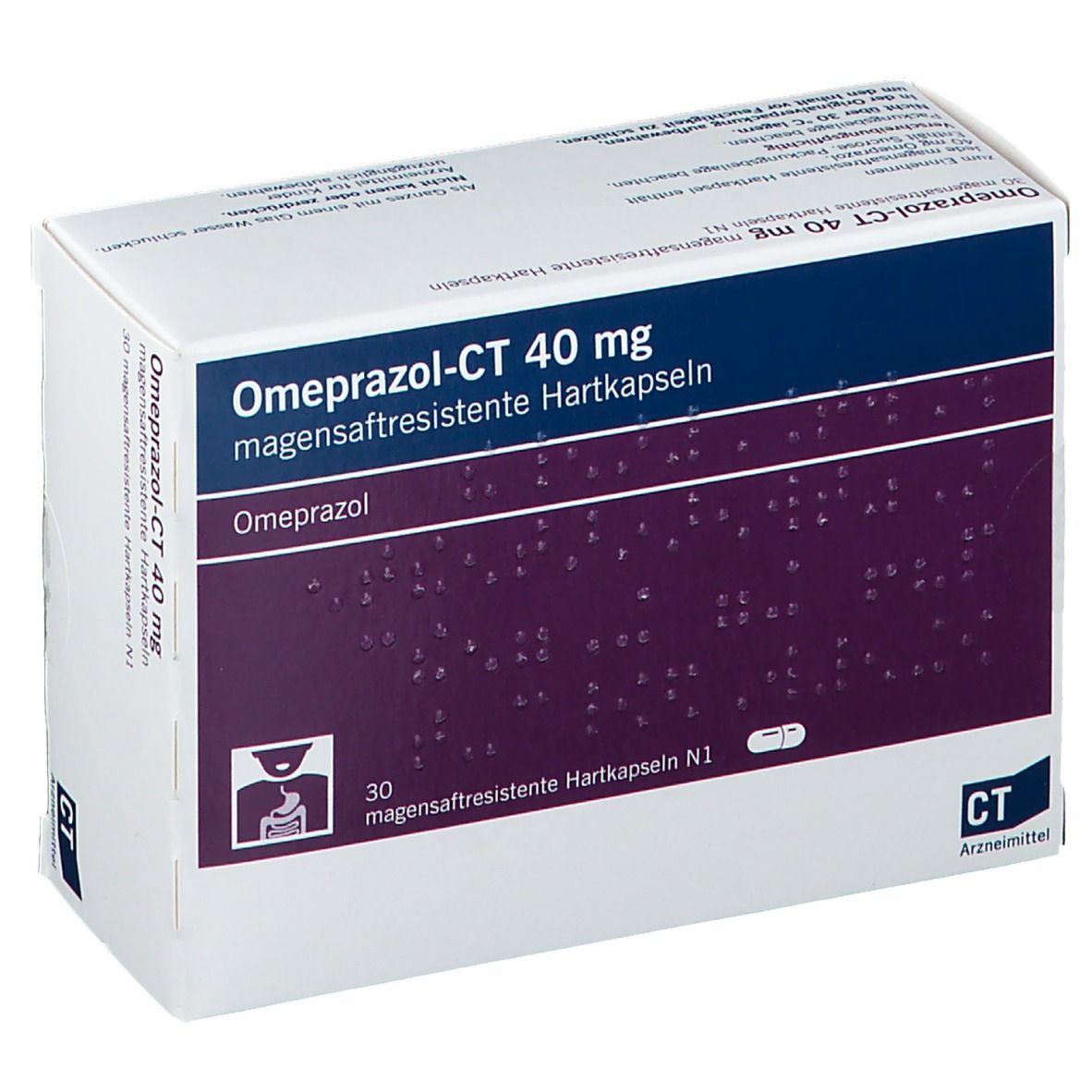 Omeprazol-CT 40 mg 30 St mit dem E-Rezept kaufen - Shop Apotheke
