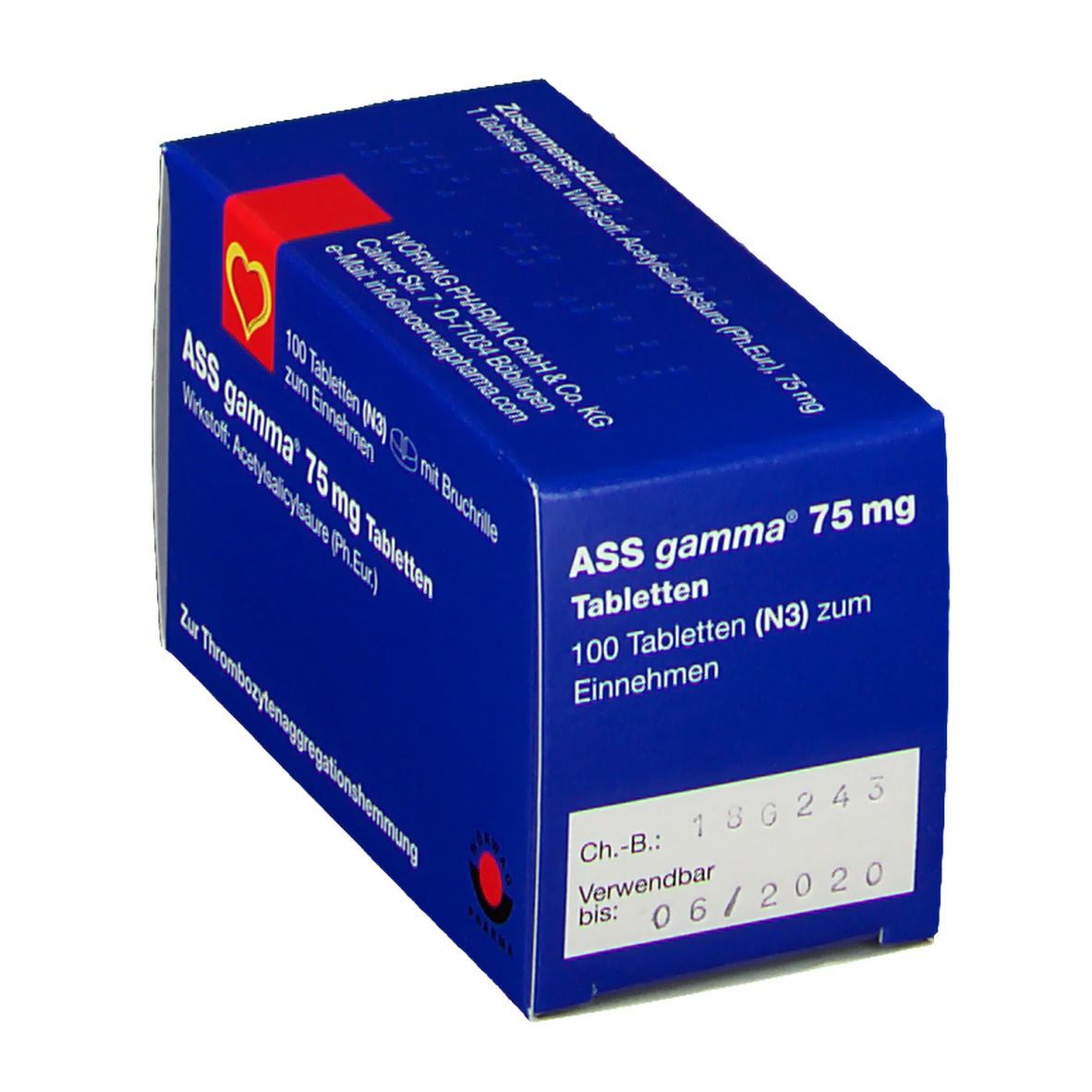 ASS gamma® 75 mg Tabletten