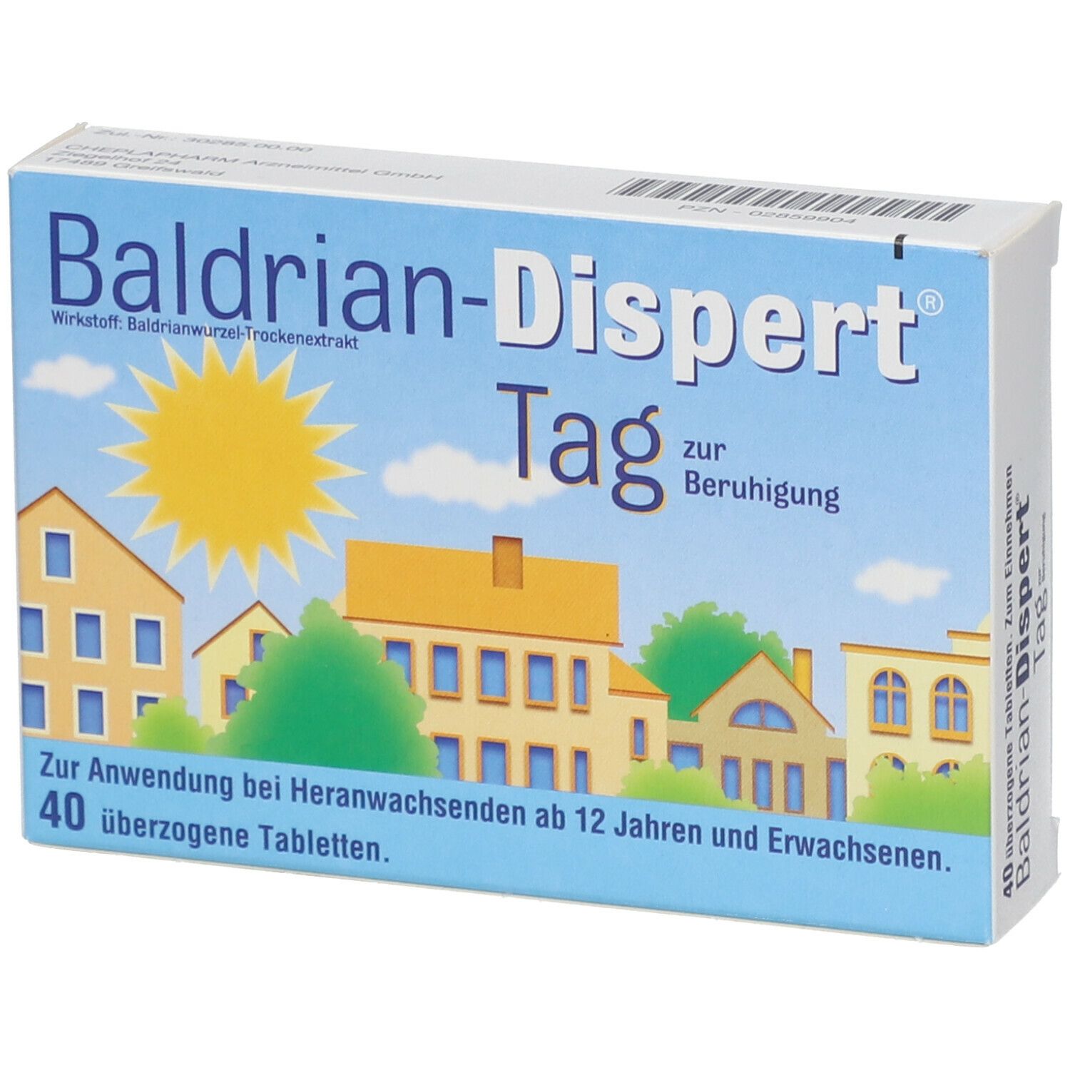 Baldrian Dispert Tag überzogene Tabletten