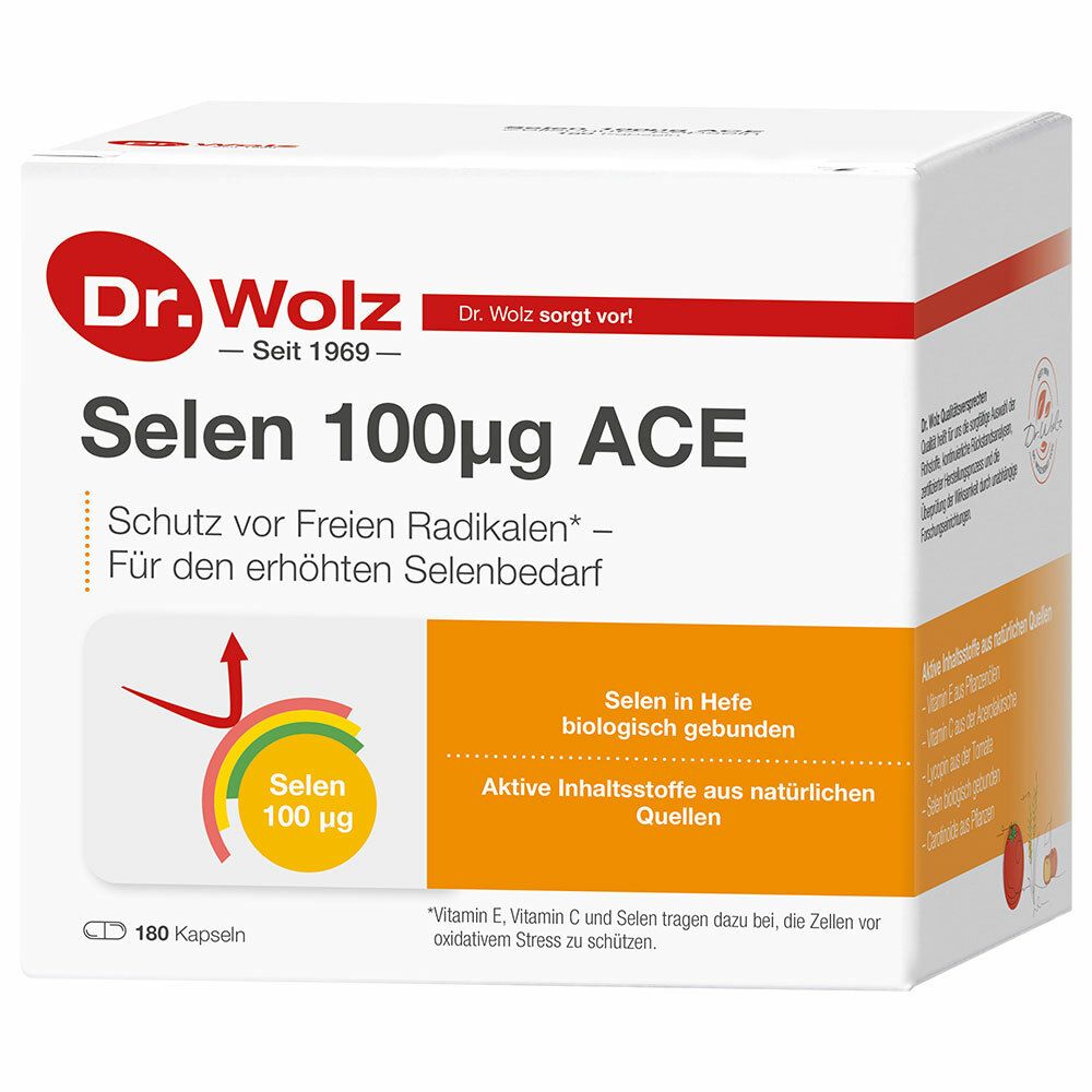 Selenium 100 µg ACE Capsules de protection cellulaire