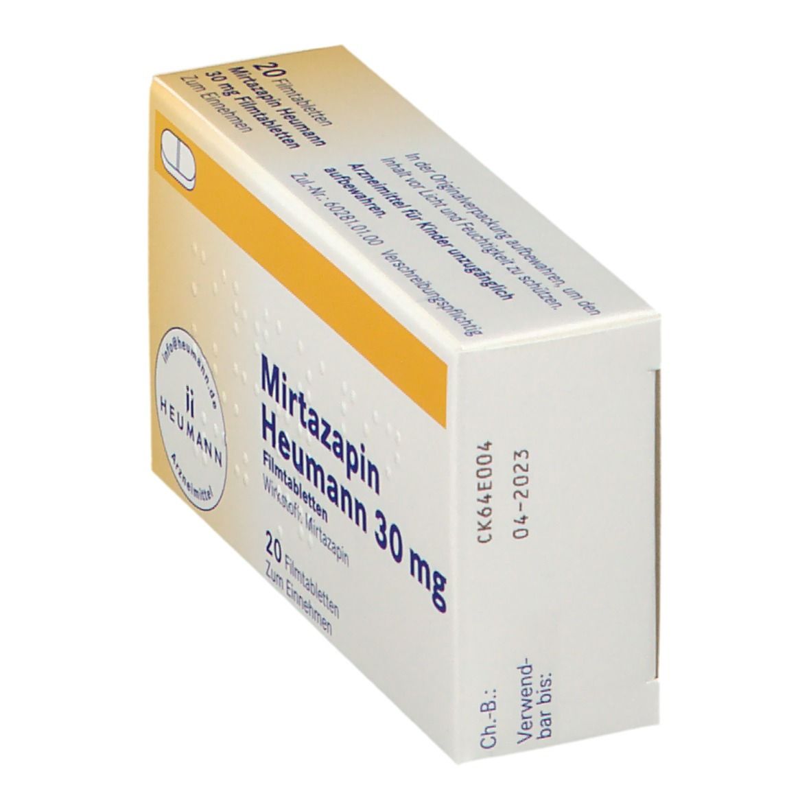 Mirtazapin AL 30 mg Filmtabletten 20 St