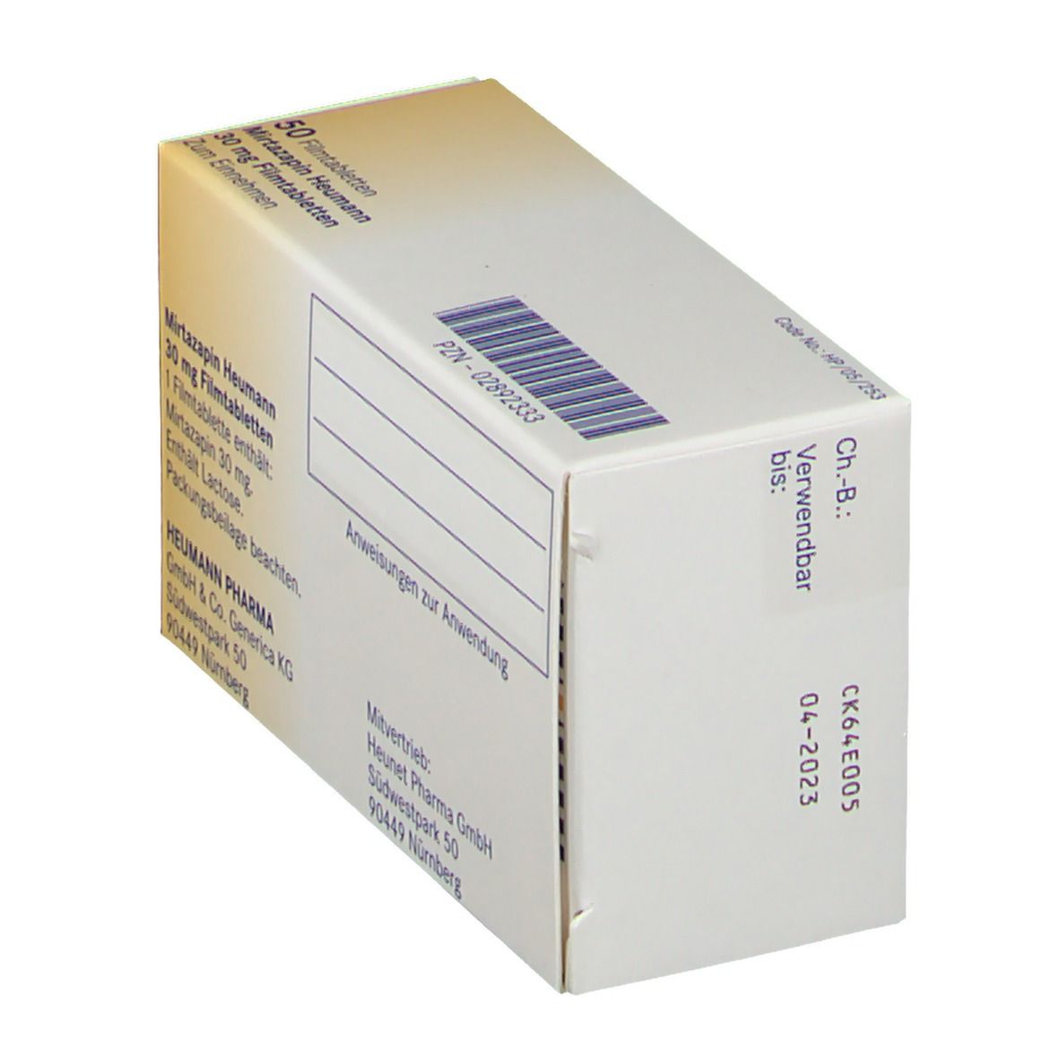 Mirtazapin Heumann 30 mg