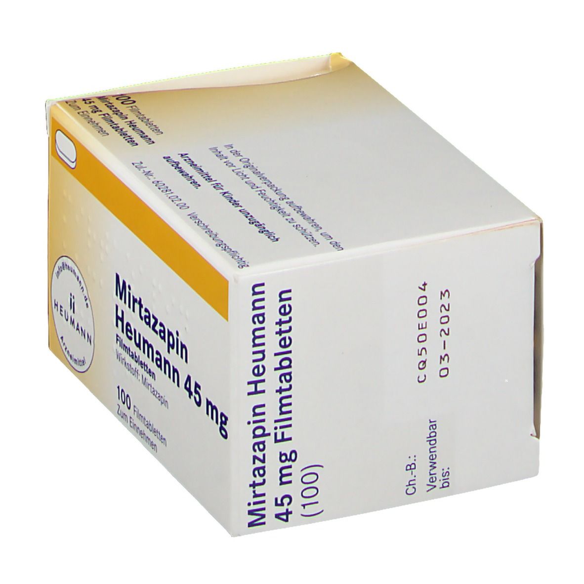 Mirtazapin Heumann 45 mg Filmtabletten 100 St