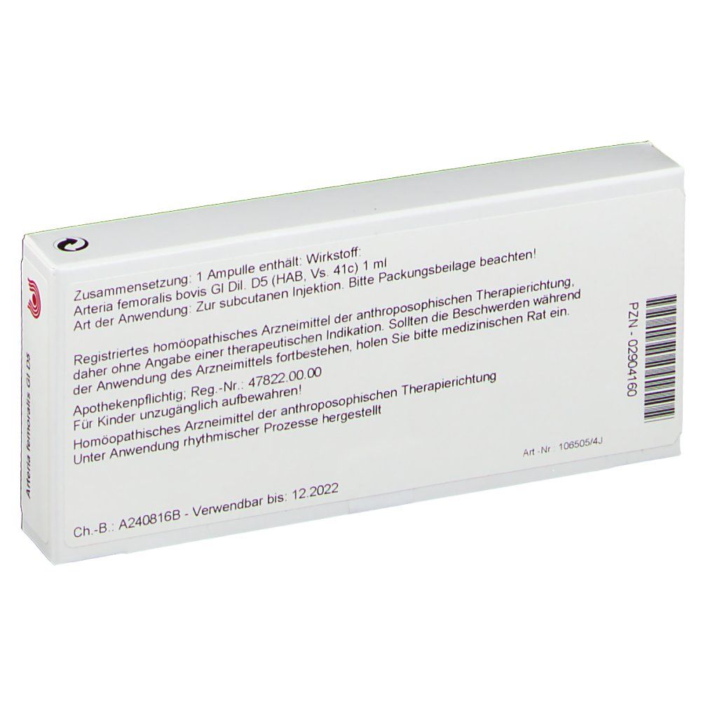 Arteria Femoralis Gl D 5 Amp.