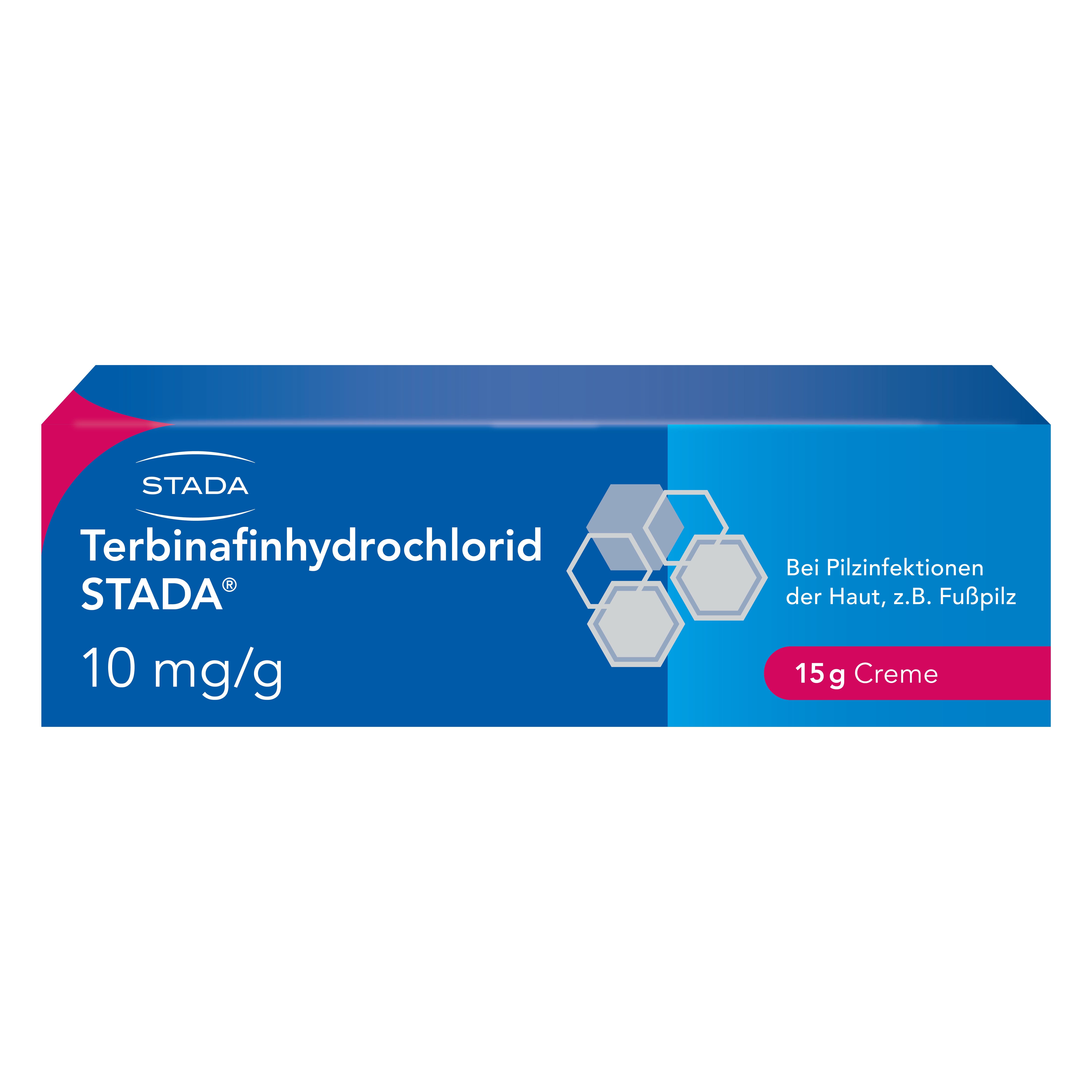 Terbinafinhydrochlorid Stada® 10 mg/g Creme, gegen bestimmte Pilzinfektionen der Haut