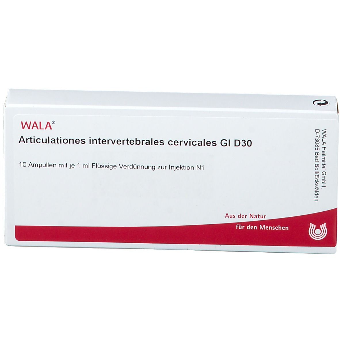 WALA® Articulationes intervertebrales cervicales Gl D 30