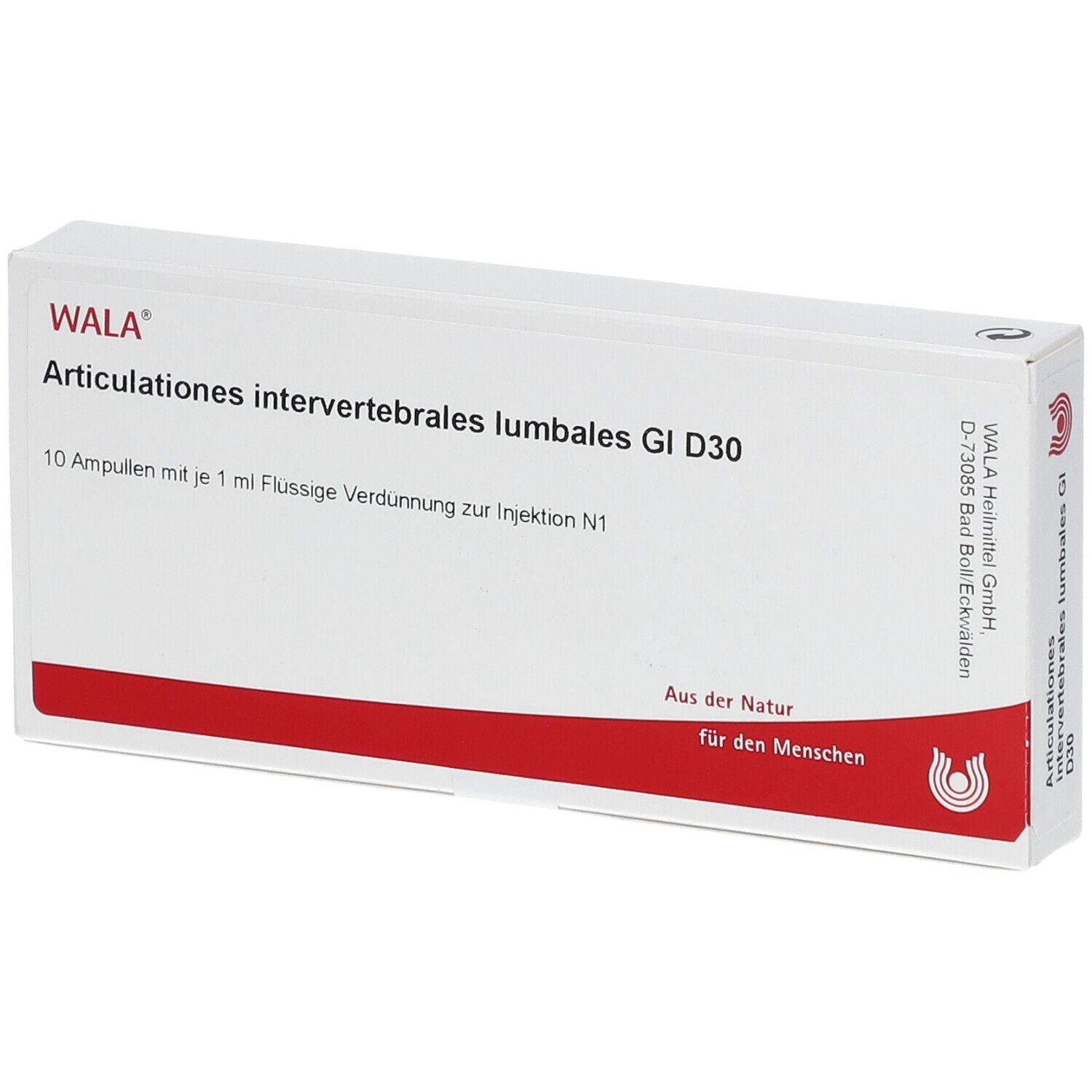 Wala® Articulationes intervertebrales lumbales Gl D 30