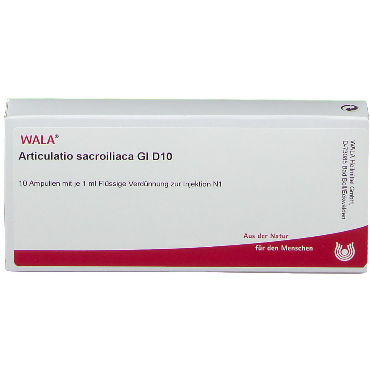 WALA® Articulatio sacroiliaca Gl D 10