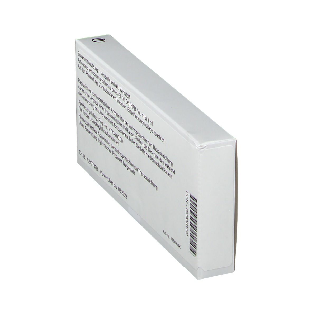 WALA® Articulatio temporomandibularis Gl D 6