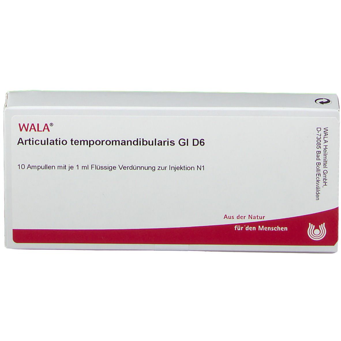 WALA® Articulatio temporomandibularis Gl D 6
