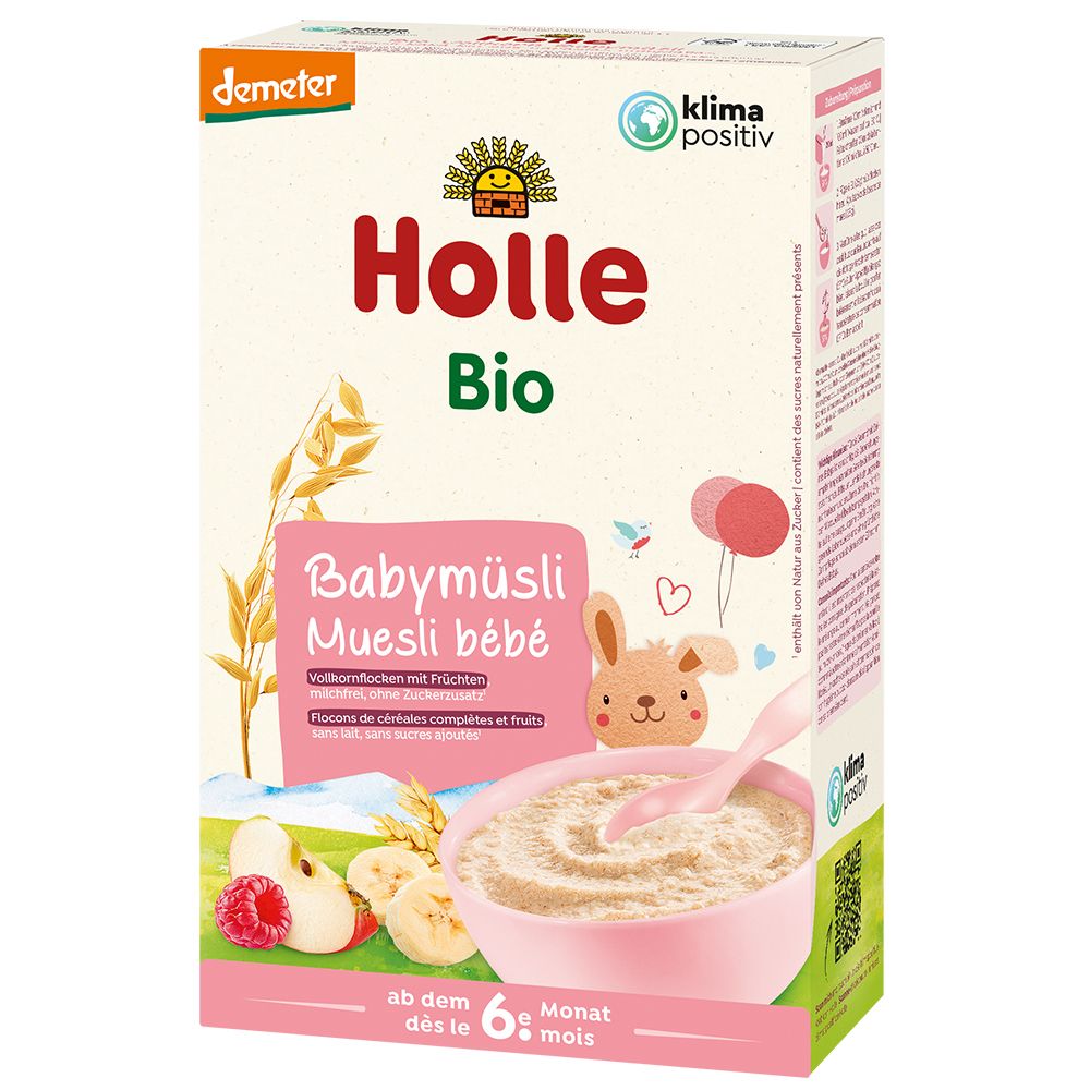 Holle Bio-Babybrei Muesli pour bébés