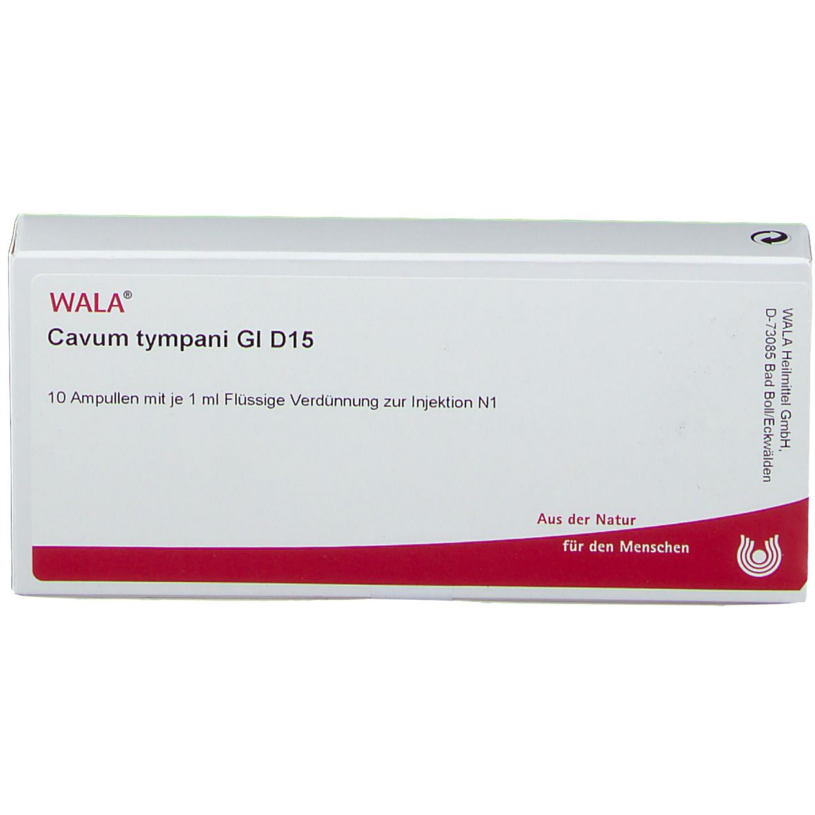 WALA® Cavum tympani Gl D 15