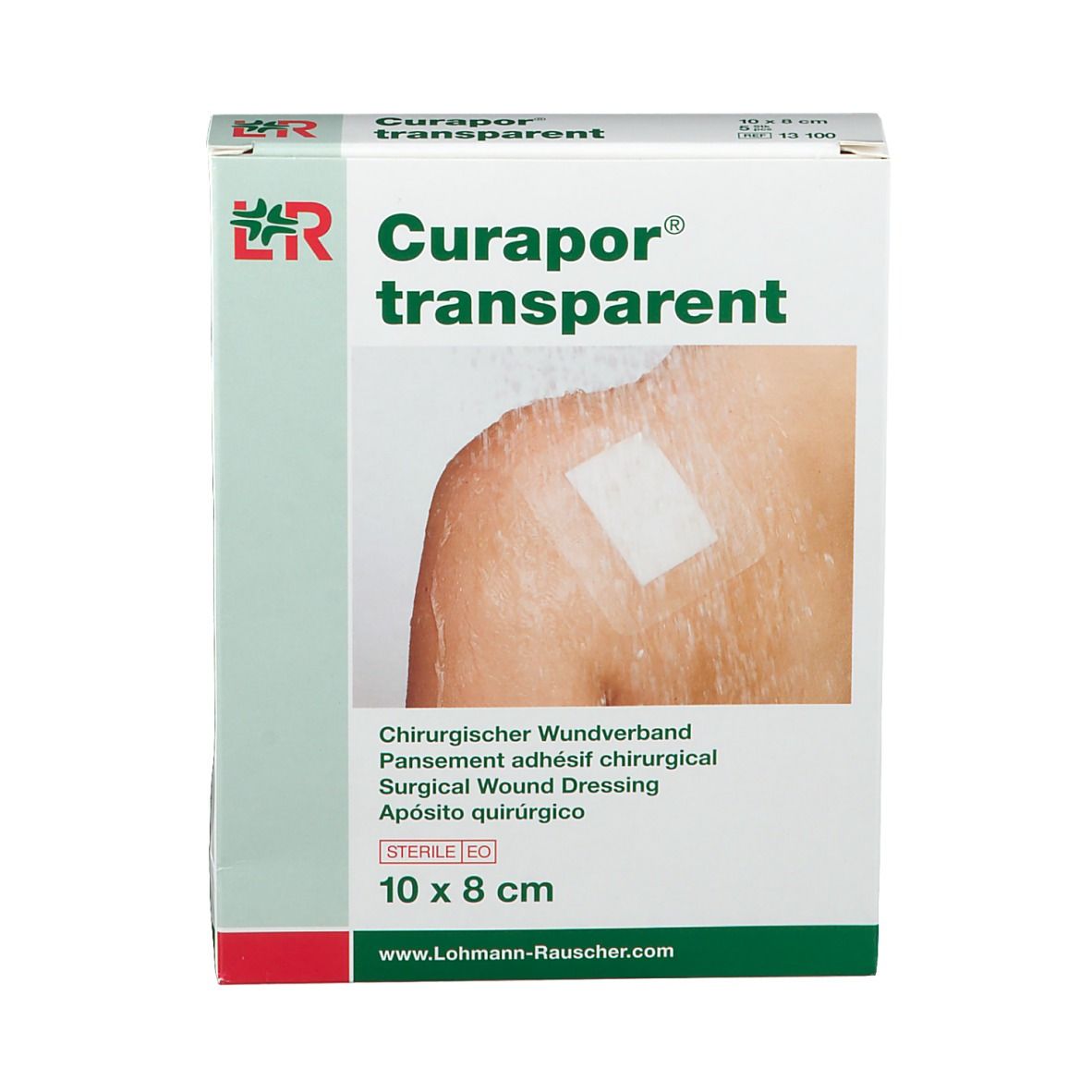 Curapor® transparent 8 cm x 10 cm steril