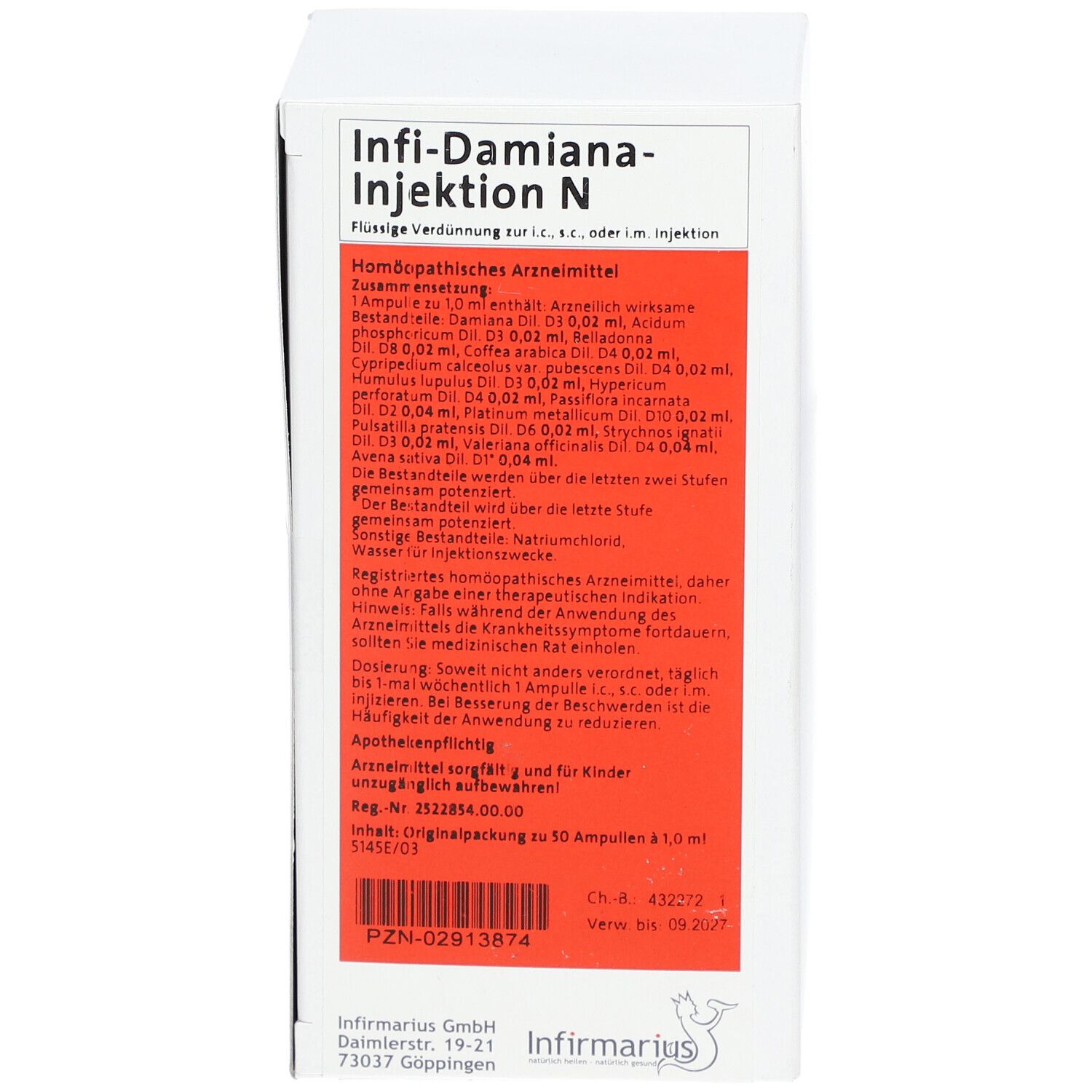 Infi-Damiana-Injektion N Ampullen