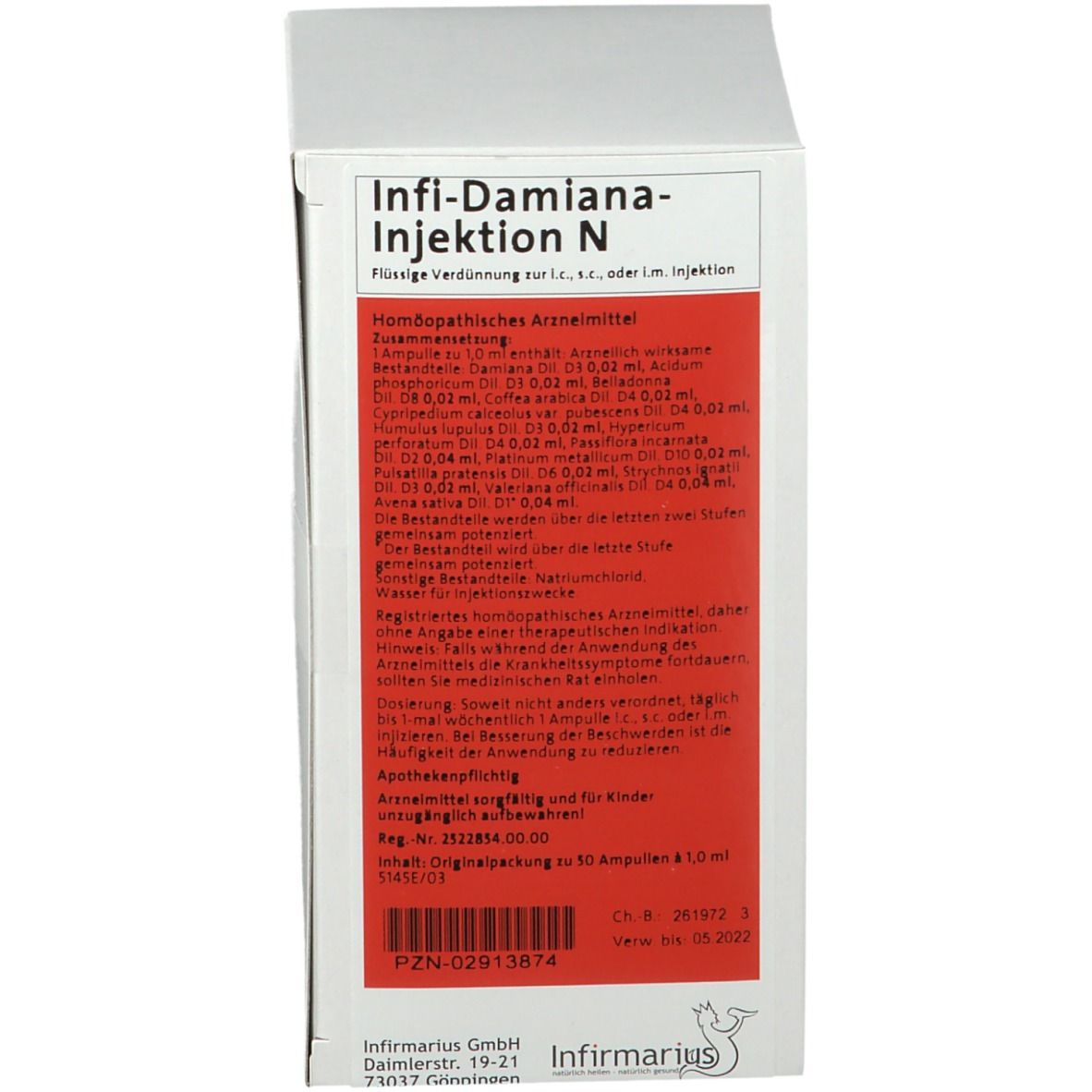 Infi-Damiana-Injektion N Ampullen