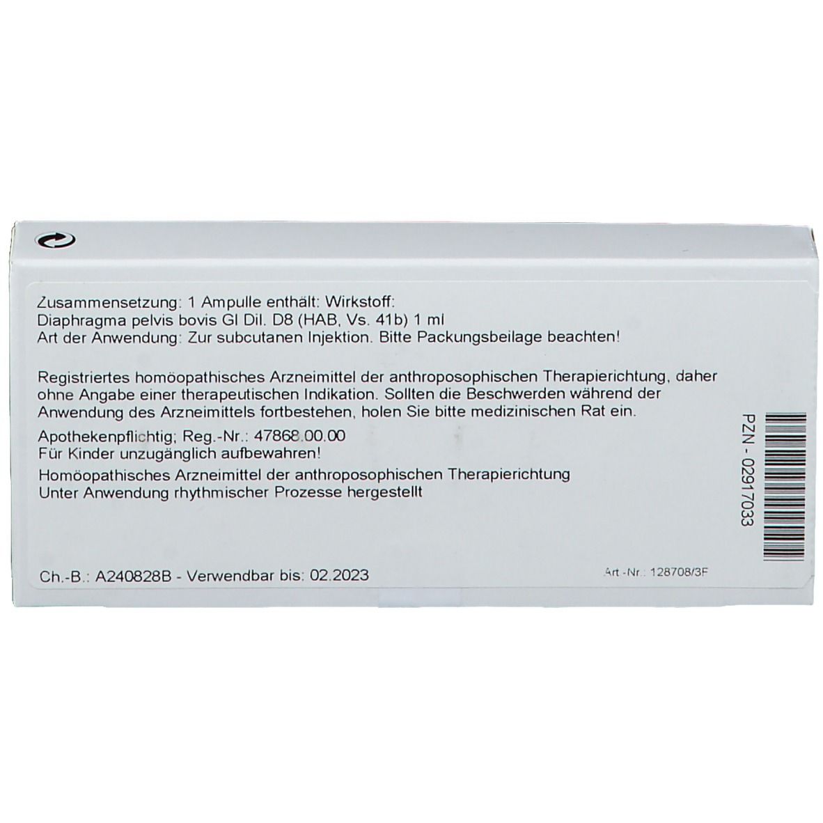WALA® Diaphragma pelvis Gl D 8