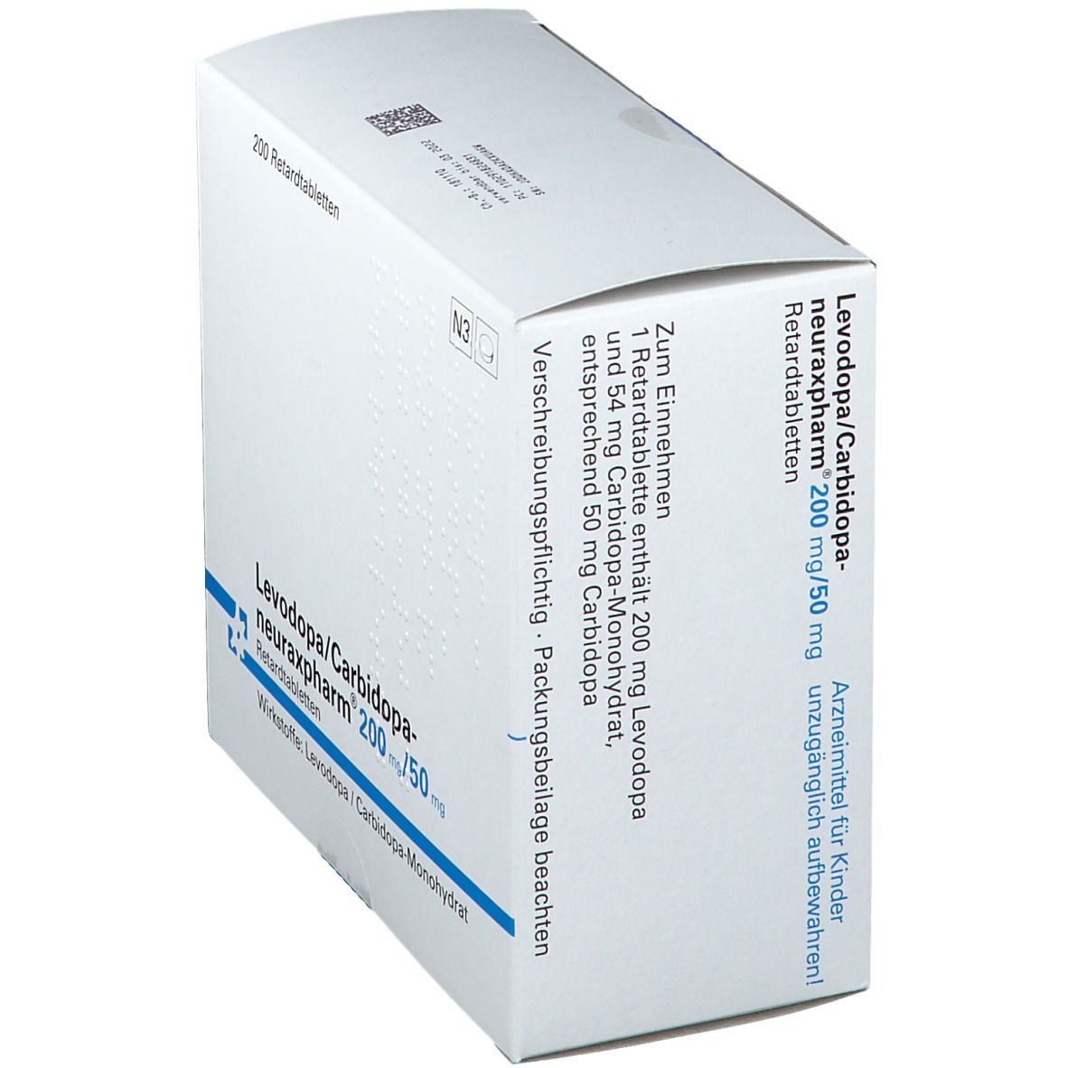 Levodopa/Carbidopa-neuraxpharm® 200 mg/50 mg 200 St mit dem E-Rezept ...