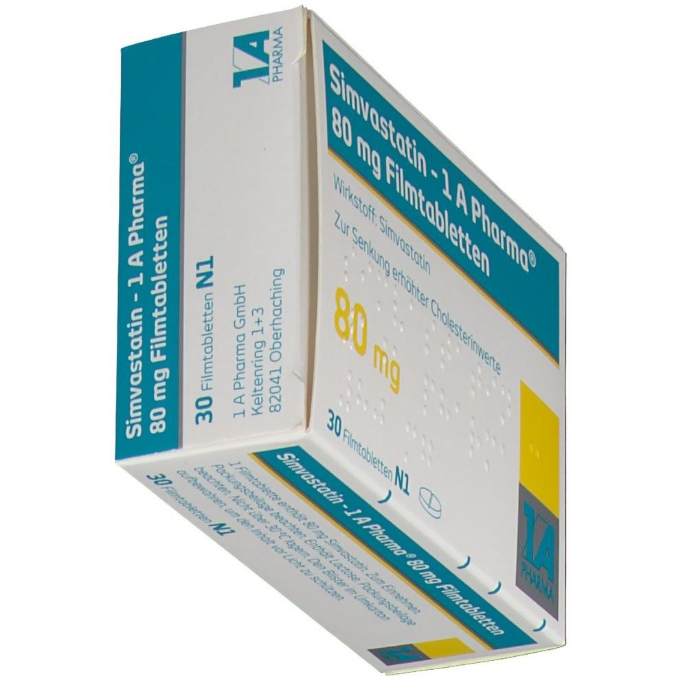 Simvastatin 1A Pharma® 80Mg
