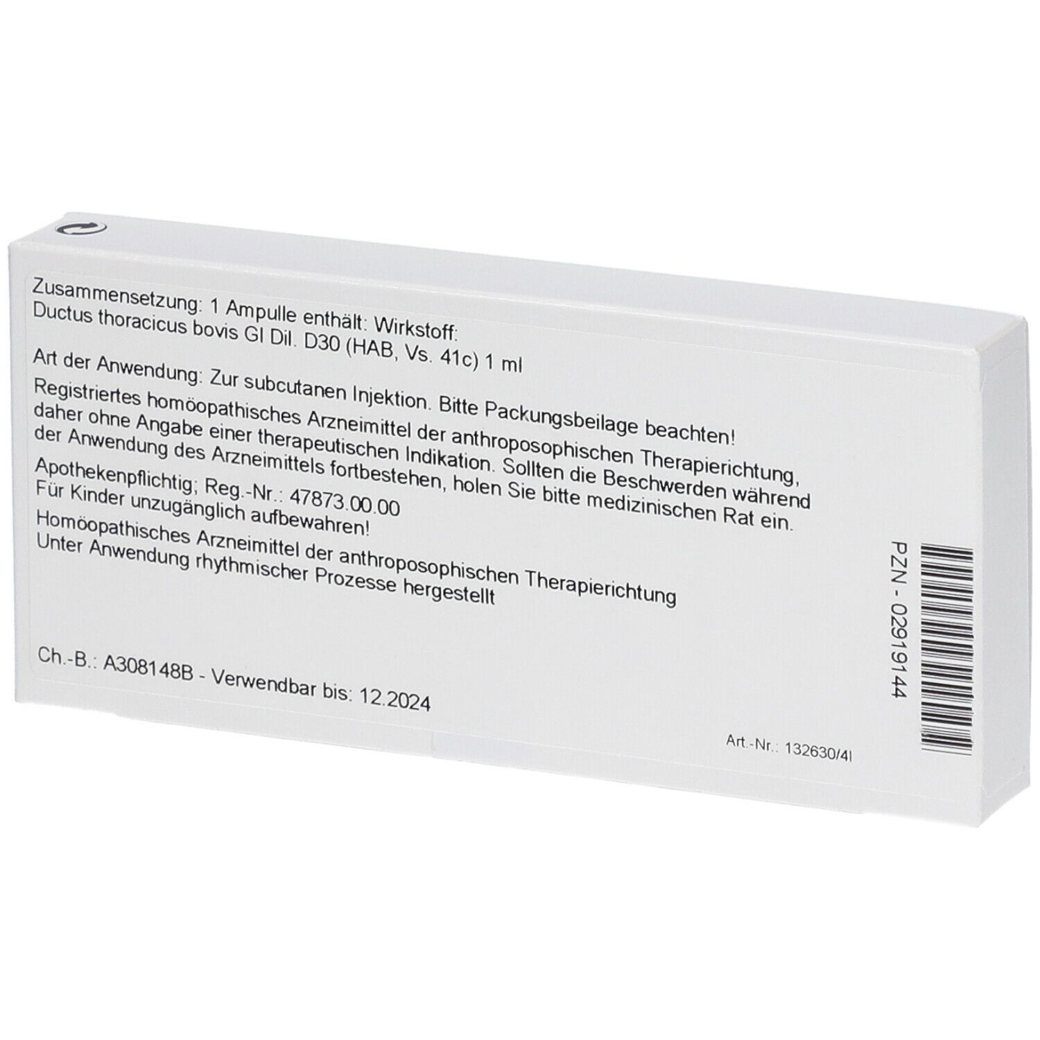 WALA® Ductus thoracicus Gl D 30