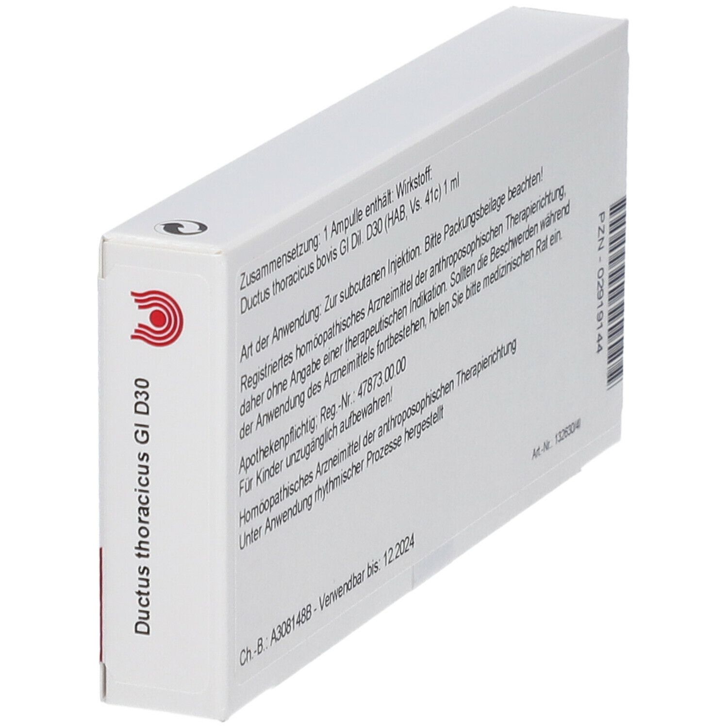 WALA® Ductus thoracicus Gl D 30