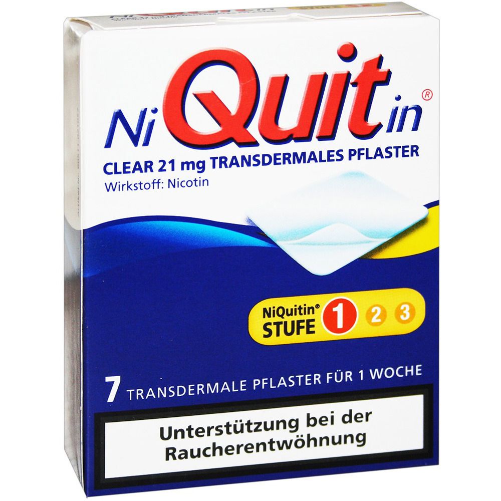NiQuitin® Clear 21 mg transdermales Pflaster