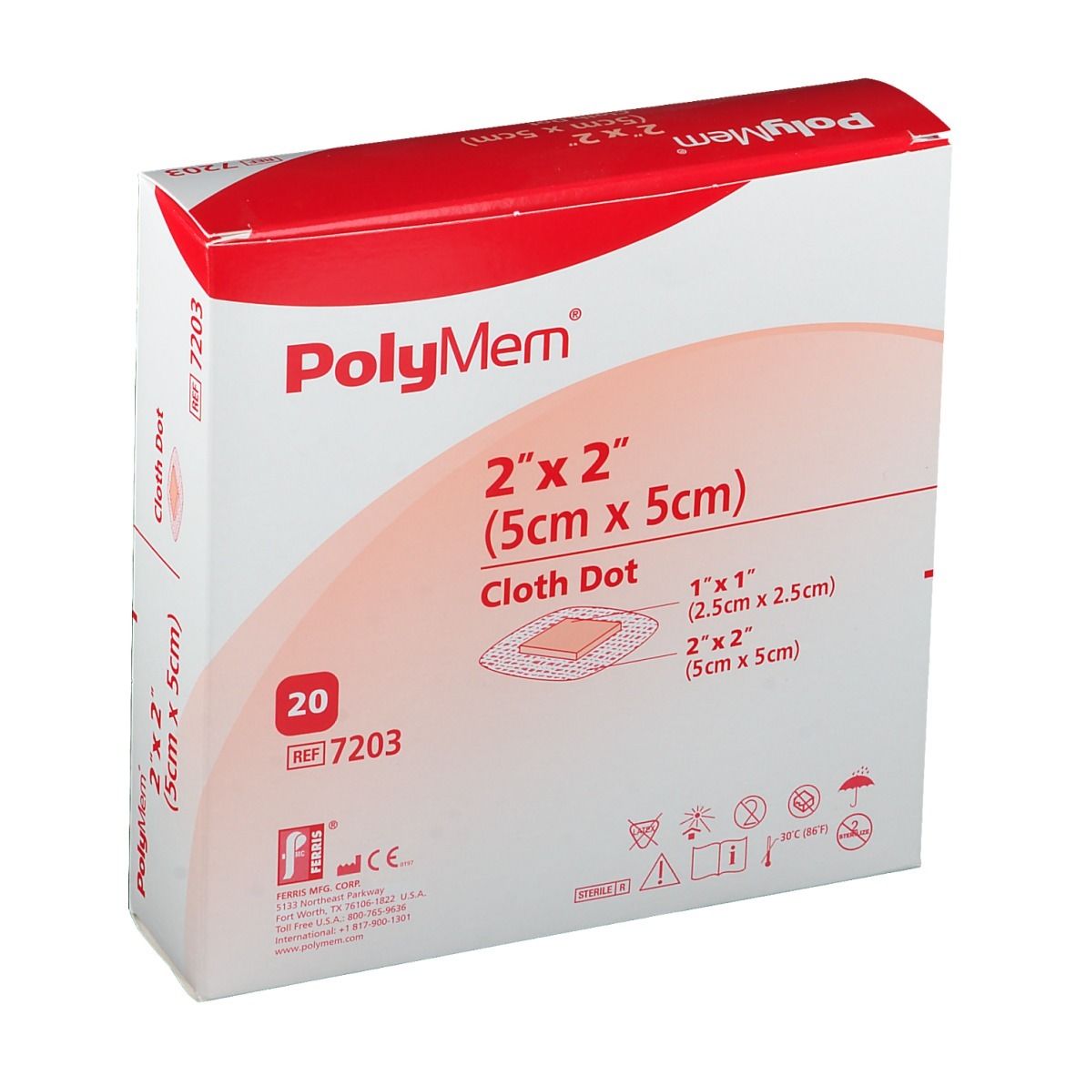 POLYMEM WUND P7203 2.5X2.5