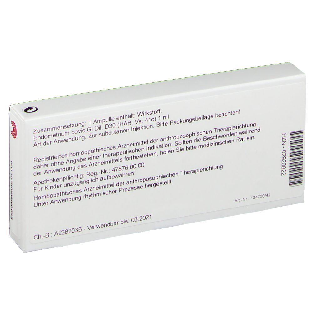 WALA® Endometrium Gl D 30