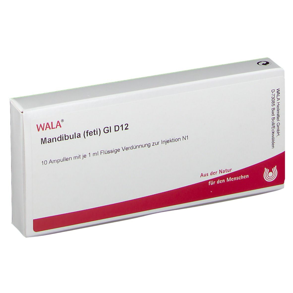 Mandibula feti GL D 12 Ampullen 10x1 ml