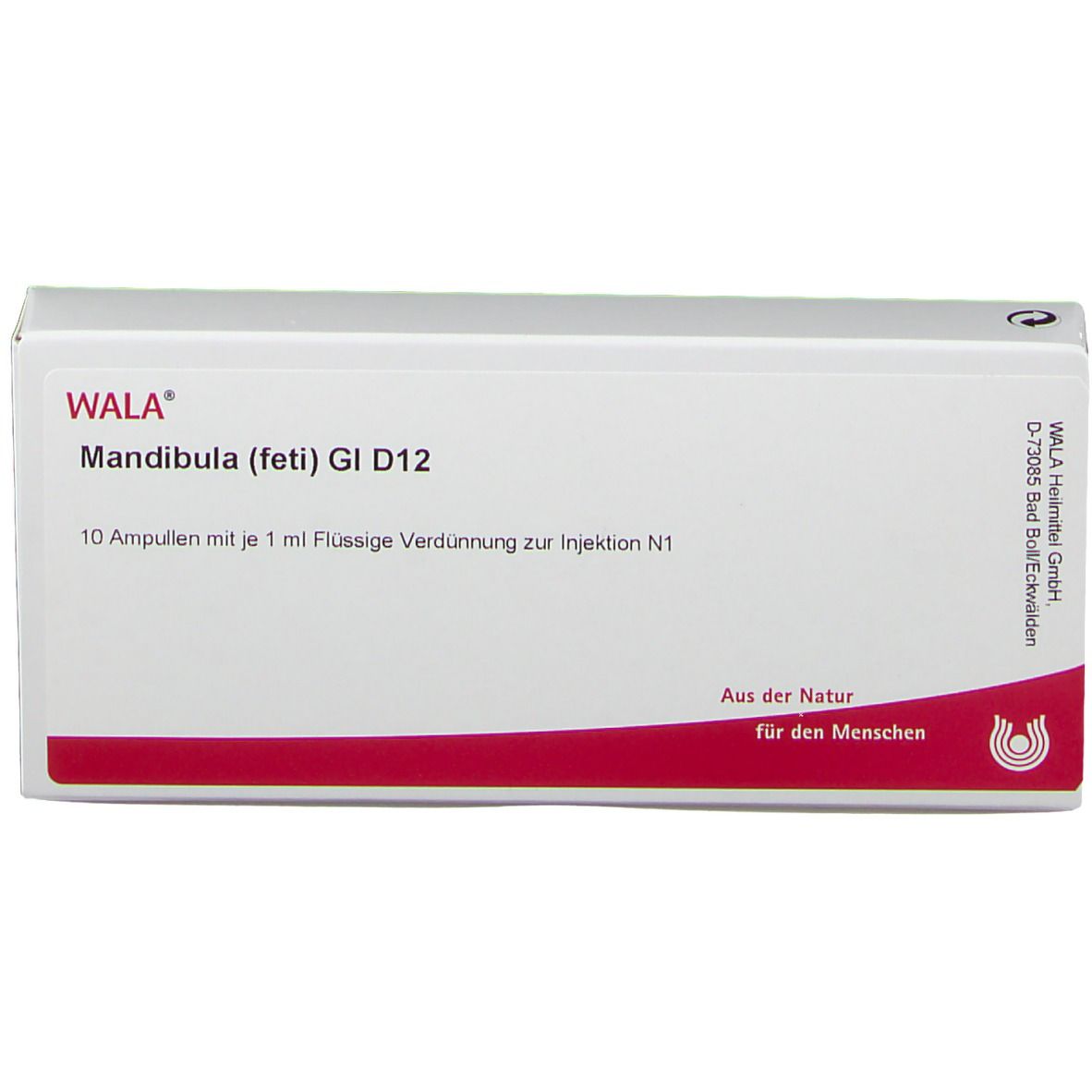 WALA® Mandibula feti Gl D12