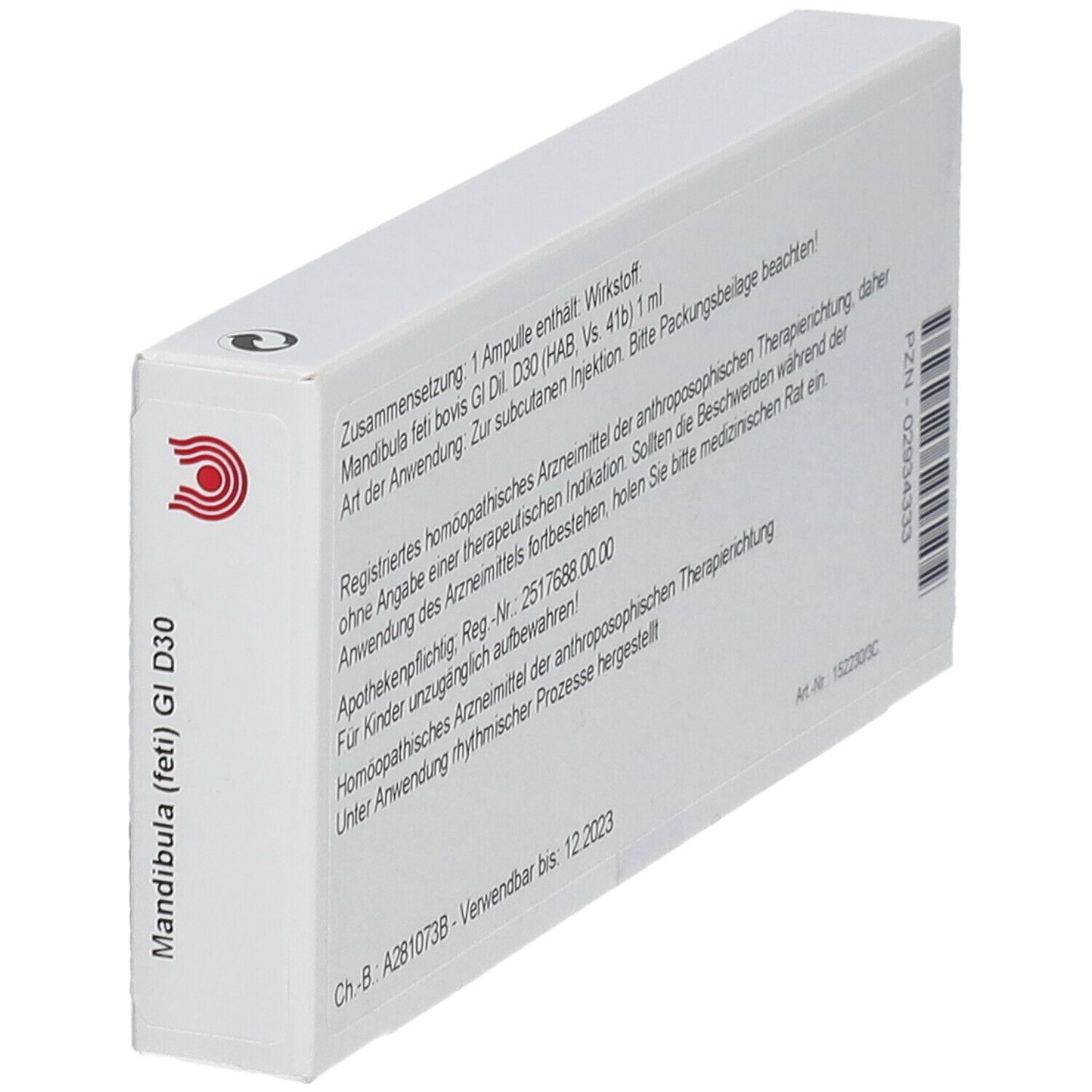 WALA® Mandibula feti Gl D 30