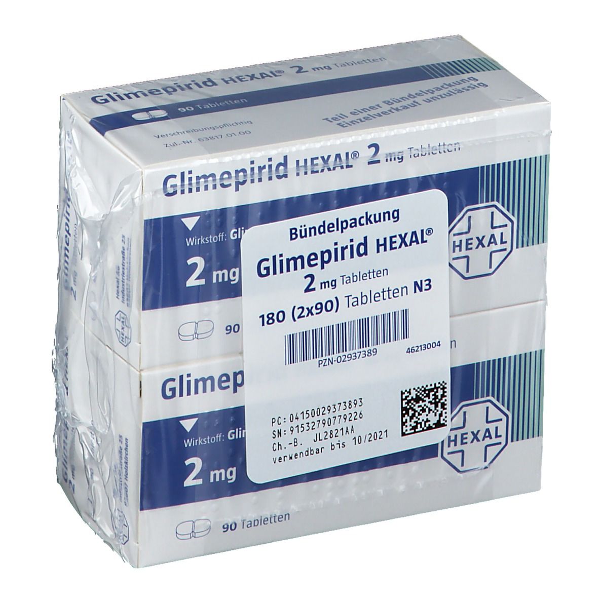 Glimepirid HEXAL® 2 mg