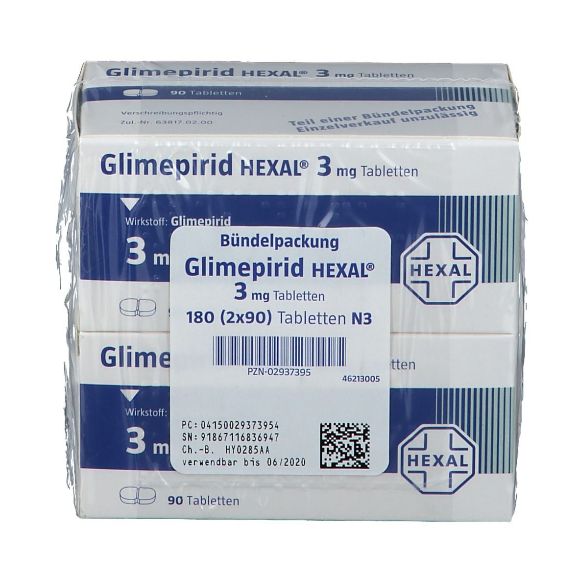 Glimepirid HEXAL® 3 mg