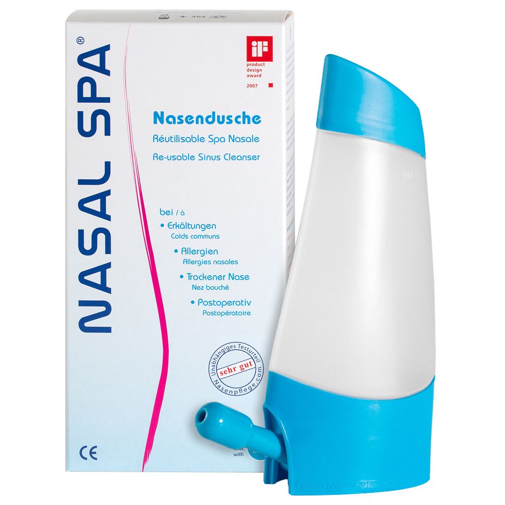 NASAL SPA® Nasendusche + 6 Beutel Nasenspülsalz