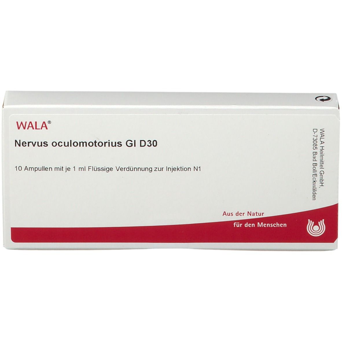WALA® Nervus oculomotorius Gl D 30