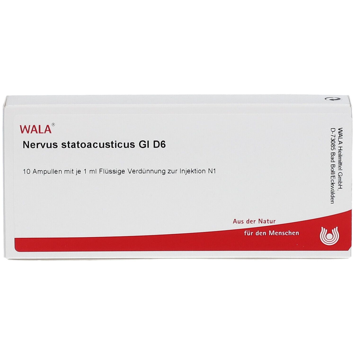 WALA® Nervus statoacusticus Gl D 6