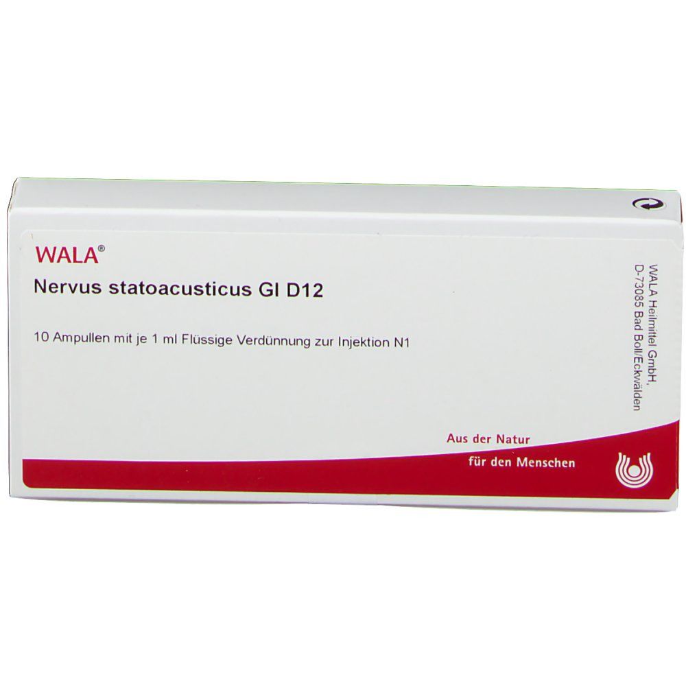 WALA® Nervus statoacusticus Gl D 12